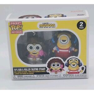 Funko 70's Bob & Roller Skating Stuart - Pocket Pop Keychain 2 Pack‎